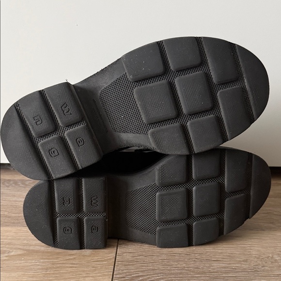 Alexander Wang carter platform loafer boot in leather - Picture 8 of 9